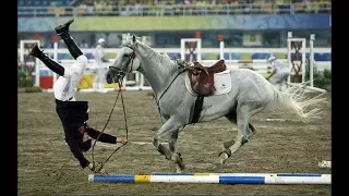Самые ЖЕСТКИЕ и ОПАСНЫЕ падения с лошади, ТОП 20 (the best falls from a horse).