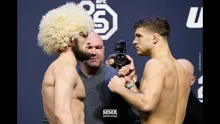 UFC 223: Khabib Nurmagomedov vs. Al Iaquinta Staredown - MMA Fighting