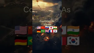 Countries As Soldier (AI generated) || #ai #geography