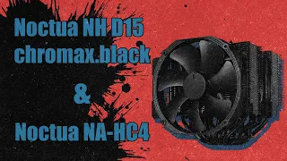 Noctua NH-D15 chromax.black unboxing установка CUT