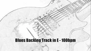 Blues Backing Track in E - 100bpm