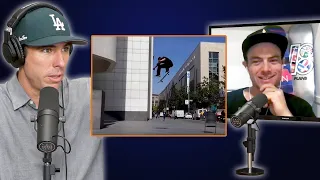 Chris Joslin's HUGE Back bigspin at Macba into the street!! WOW!