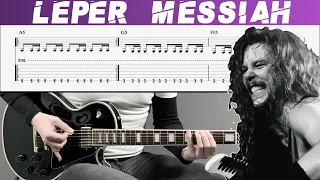 METALLICA - LEPER MESSIAH (Guitar cover with TAB | Lesson)