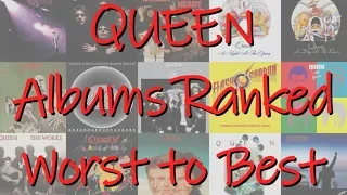 Queen Studio Albums ranked Worst to Best