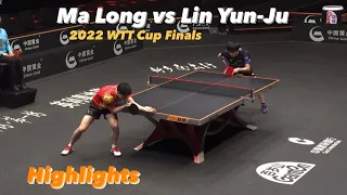 BEST MATCH: Ma Long 马龙 vs Lin Yun-Ju 林昀儒 | 2022 WTT Cup Finals (Ms-QF) [New Angle] HD Highlights