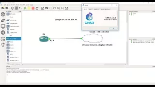 GNS3 2.0.2 WMware connect cloud to Internet