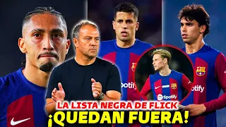 🚨¡FLICK YA DIO SU LISTA NEGRA! CRACKS QUE SE VAN del BARCELONA PARA LA PROXIMA TEMPORADA 2024/25