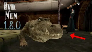 All New Gameover Scene And Crocodile Hunt in Evil nun V1.8 New Update
