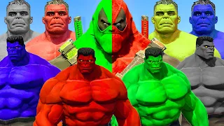 Hulk Pool SMASH The Incredible Hulk Army & Team Hulk COC - What If