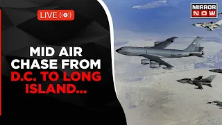 Virginia Plane Crash LIVE: US Fighter Jets Chased Unresponsive plane | Sonic boom Rattles Washington