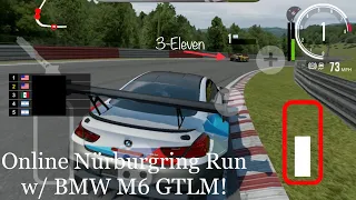 Online Nürburgring Run with the 2016 BMW M6 GTLM Race Car! - Assoluto Racing
