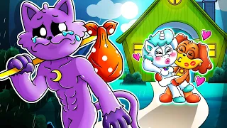 CATNAP: ABANDONED at BIRTH But Cute BABY ?!// Poppy Playtime Chapter 3 Animation 🌈Cartoon Game SM