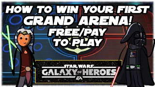 How To Win Your First Grand Arena Matchups!  SWGOH F2P/P2P - prepare your roster!