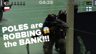 Finns and Poles are robbing the bank / Poland VS Finland / Airsoft Tournament