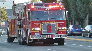 Seattle Fire Ladder 8, Medic 18 and Battalion 4 responding!