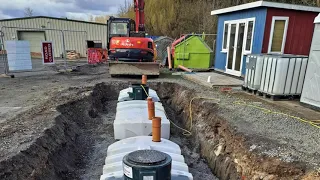 Sewage Treatment Plant Installation by Lincolnshire Drainage Solutions | Harlequin Tanks