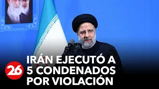 El régimen de Irán ejecutó a cinco presos en plena oleada de ahorcamientos