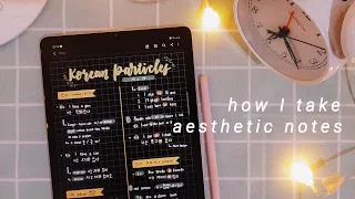 (indo sub) how i take aesthetic note w samsung tab s6 lite♡ (guide to handlettering, free stickers!)