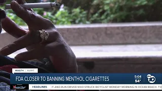 FDA closer to banning menthol cigarettes