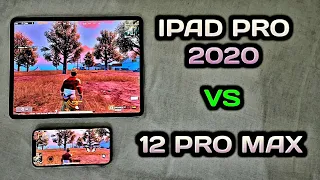 IPHONE 12 PRO MAX VS IPAD PRO 2020 PUBG MOBILE SPEED TEST, GRAPHICS TEST AND FULL COMPARISON