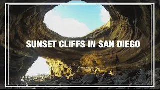 SUNSET CLIFFS CAVE IN SAN DIEGO! EXPLORING SEA CAVES.