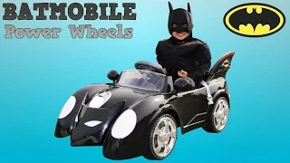 Batman Battery-Powered Ride On Batmobile 6V Test Drive Park Playtime Fun Ckn Toys