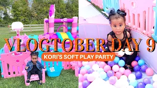 KORI'S 1ST BIRTHDAY PARTY | SOFT PLAY SET UP FOR TODDLERS AT HOME