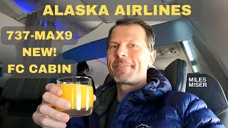 Alaska Airlines New First Class Cabin 737 -Max 9!