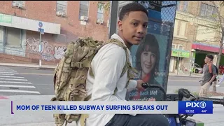 Mom of NYC teen killed subway surfing speaks out