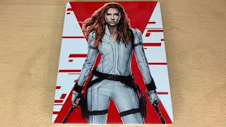 Black Widow - Best Buy Exclusive 4K Ultra HD Blu-ray SteelBook Unboxing