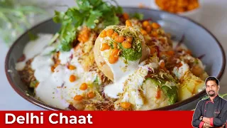 Street Style Delhi Chaat at Home| Quick & Easy recipe|  कुरकुरी टिक्की चाट| Homemade Tikki Chaat