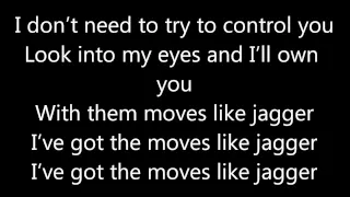 Moves like Jagger - Maroon 5 ft. Christina Aguilera | Lyrics