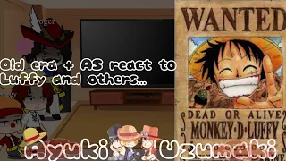 One piece old era + AS react to luffy last part |gacha club|Eng/Fr|