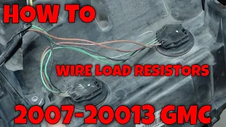 Switchback LED Turn signal Load Resistor Wiring