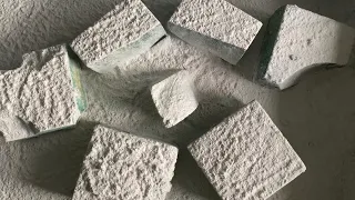 Bon Ami Baby Powdered Dyed Gym Chalk Blocks | Sleep Aid ASMR | Oddly Satisfying