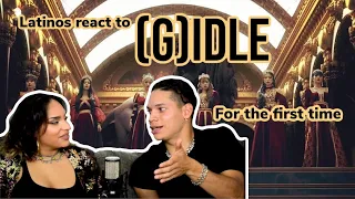 Latinos react to (G)-IDLE - LION or the first time👏🔥|reaction video FEATURE FRIDAY✌