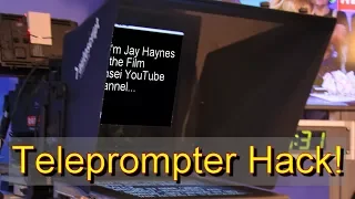 A Quick Tip from Sensei: A Super Simple Teleprompter Hack