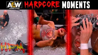 AEW Hardcore 🩸 Moments of 2020-21 ||🎇🧨🔪🍴🥢🤕