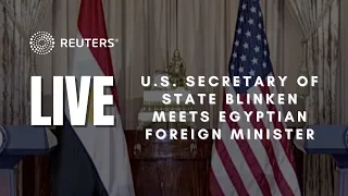 LIVE: U.S. Secretary of State Blinken, Egyptian foreign minister Shoukry hold talks in Washington