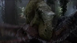T-Rex kicks ass for 4 minutes and 19 seconds
