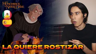 REACCIÓN a FUEGO DE INFIERNO 🇲🇽 Latino vs Castellano 🇪🇸 EL JOROBADO DE NOTRE DAME ⛪️