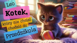 🐾LEOŚ. 😽 KOTEK, który nie chciał chodzić do PRZEDSZKOLA. 😽 Bajka edukacyjna dla dzieci. 🐾