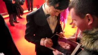 Vincent Palo signing autographs at Berlinale 2012 in Berlin