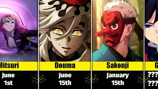 Demon Slayer Characters Birthday || Vibe Comparison