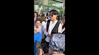 【Fancam】迪玛希Dimash visits the Kazakhstan Pavilion at the Dubai World Expo 22.03.2022