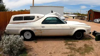 1974 El Camino Desert Queen Sitting For Years! Will It Run/Drive? - NNKH