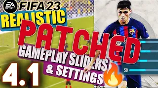 Fifa 23 | Realistic Gameplay Sliders & Settings VERSION 4.1