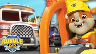 Rubble’s Construction Builder Game! #5 🚒 w/ Marshall, Charger, Motor & Mix | Rubble & Crew