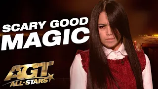 Sacred Riana leaves the judges gobsmacked | SCARY good magic | AGT: All-Stars 2023