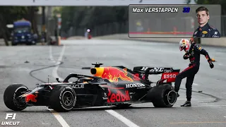 Max Verstappen HEAVY Crash Full Team Radio in Baku | Azerbaijan 2021 | F1